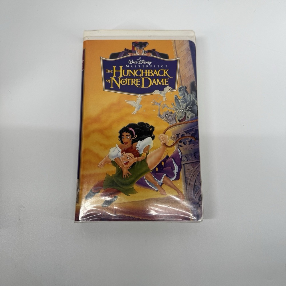 The Hunchback of Notre Dame VHS 1996 Tape Disney‎ Clamshell FREE SHIPPING